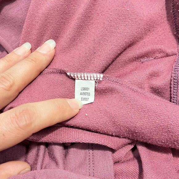 Avia Hooded Long Sleeve Activewear Top Size Medium Mauve Pink - Picture 6 of 8